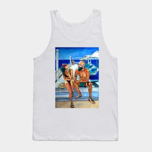 Beautiful Turquase People Tank Top